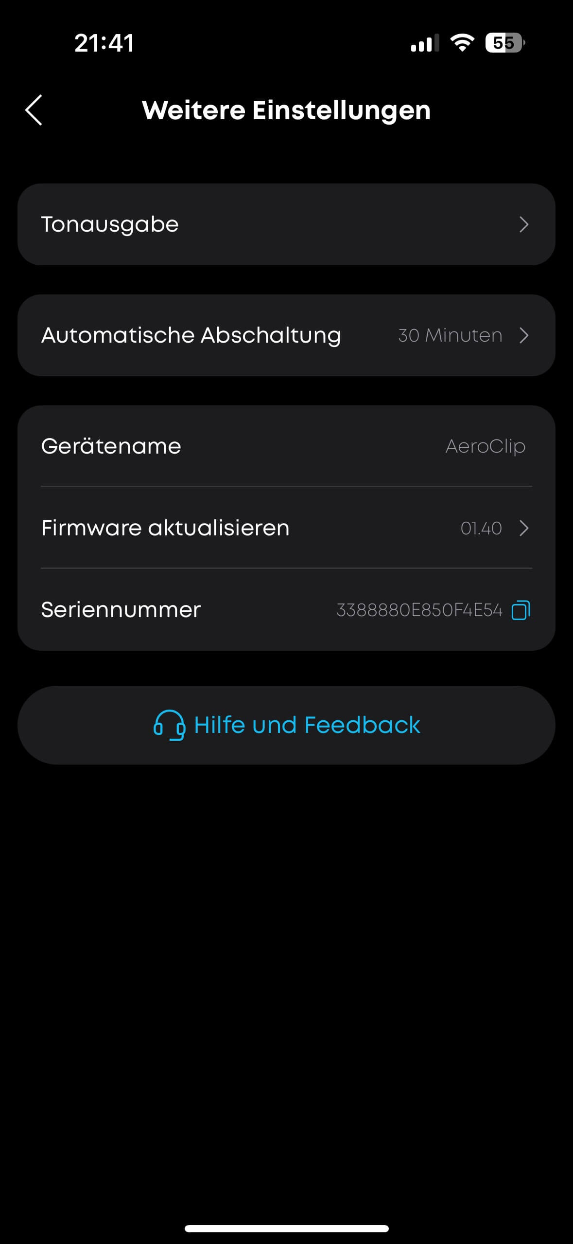Soundcore AeroClip App