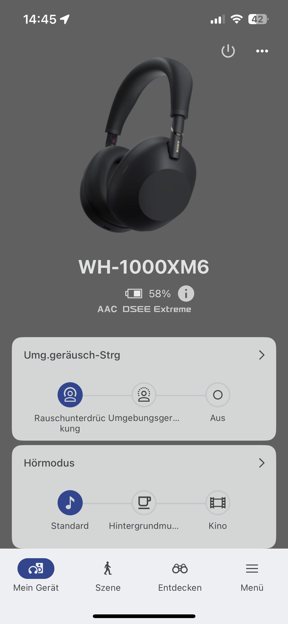 Sony WH-1000XM6 Sound Connect App