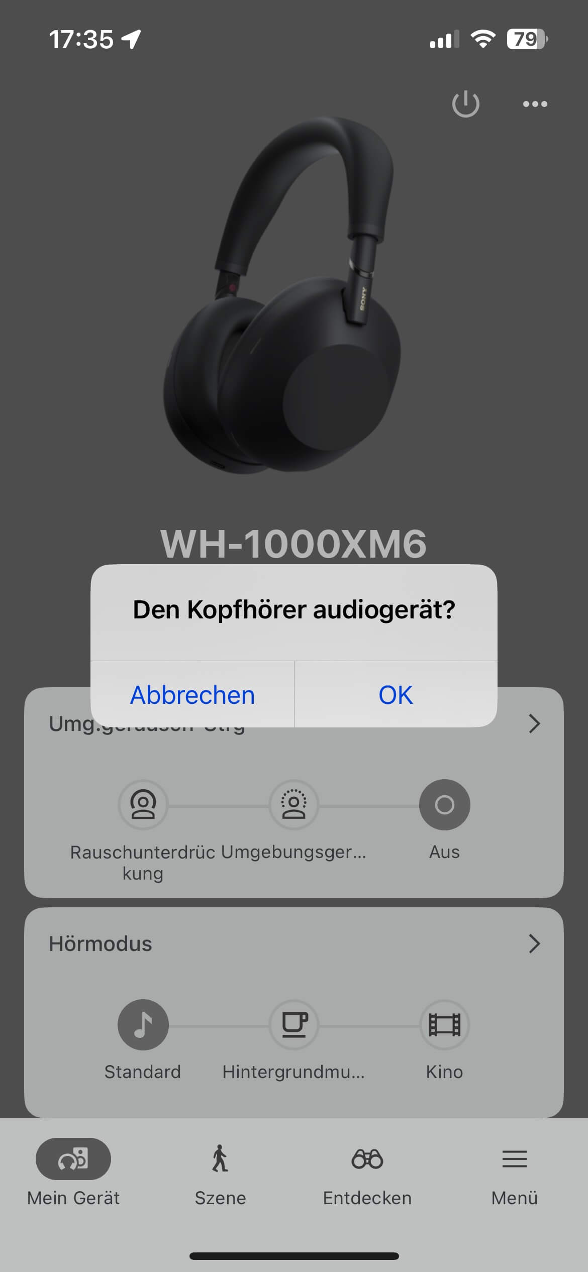 Sony WH-1000XM6 Sound Connect App