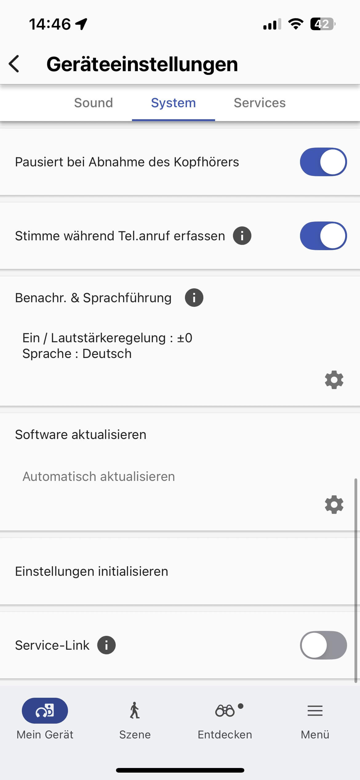 Sony WH-1000XM6 Sound Connect App