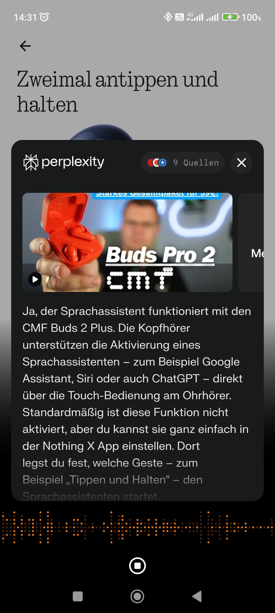 CMF by Nothing Buds 2 KI Integration