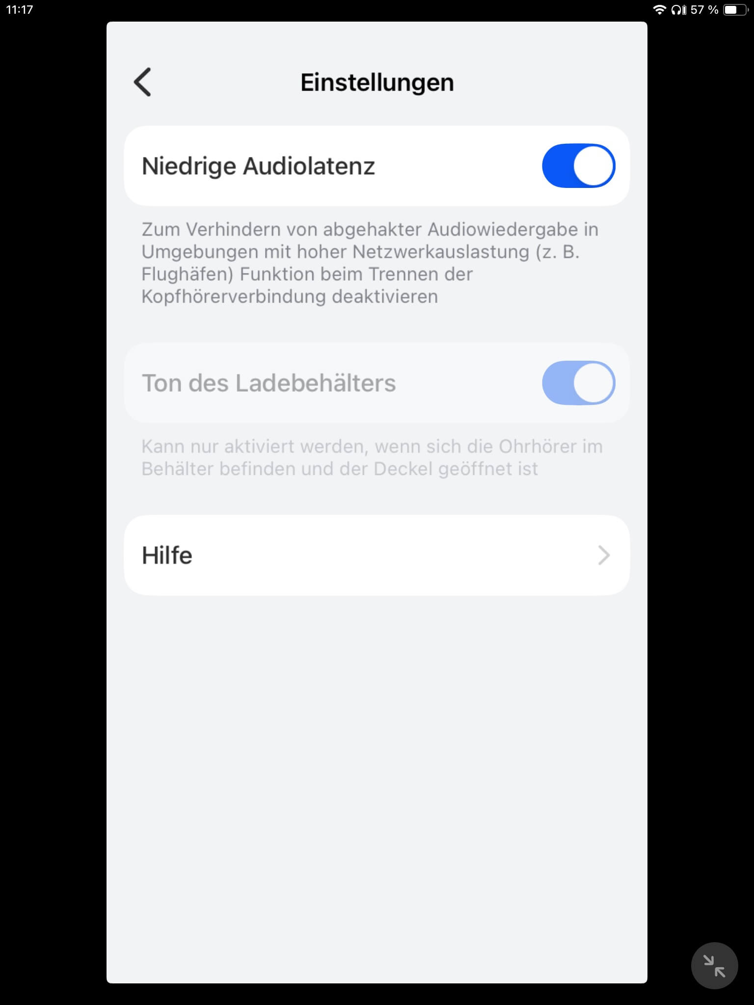 Huawei FreeBuds 6 Einstellungen_Huawei App