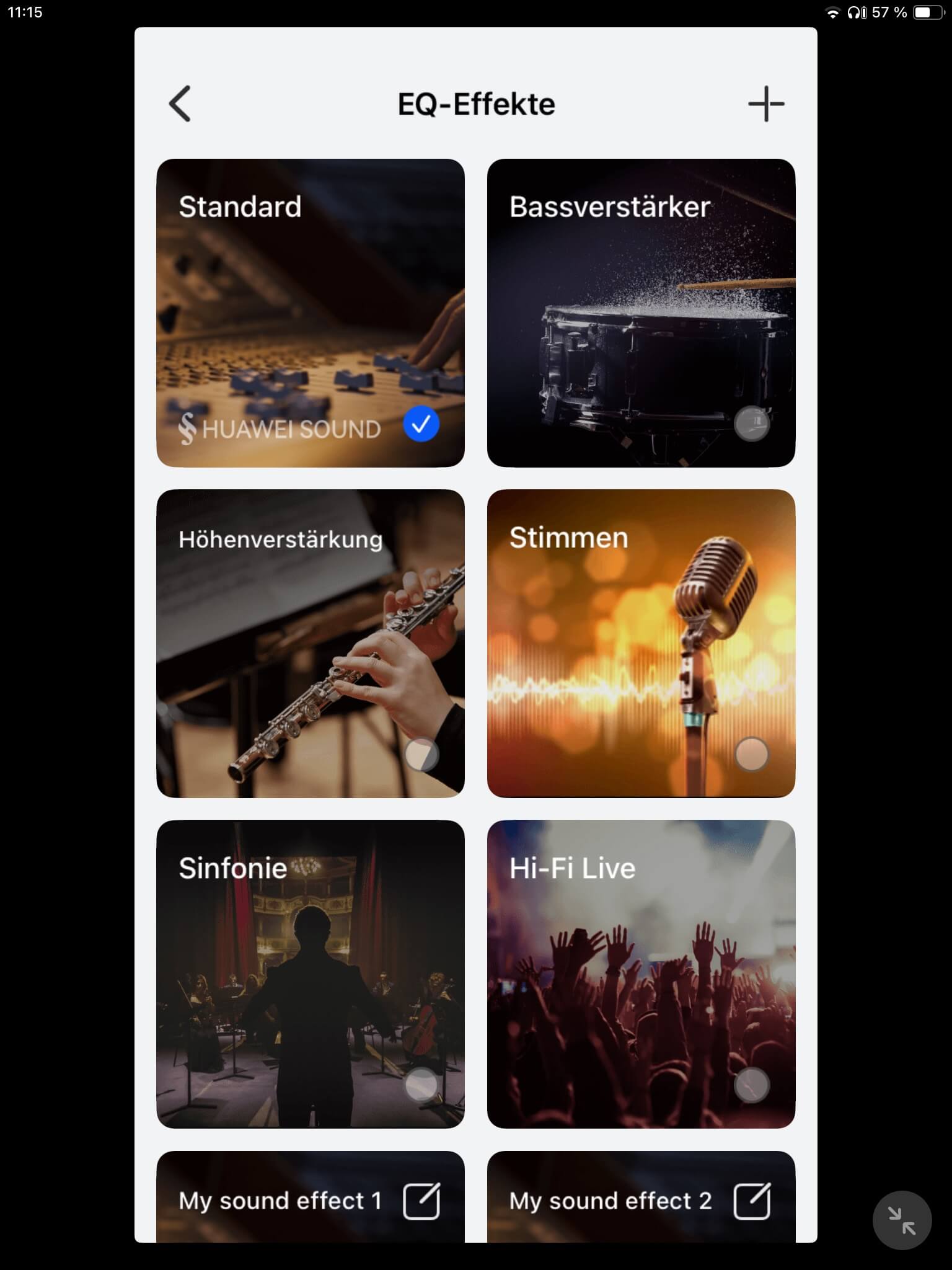 Huawei FreeBuds 6 Klangregelung I_Huawei App