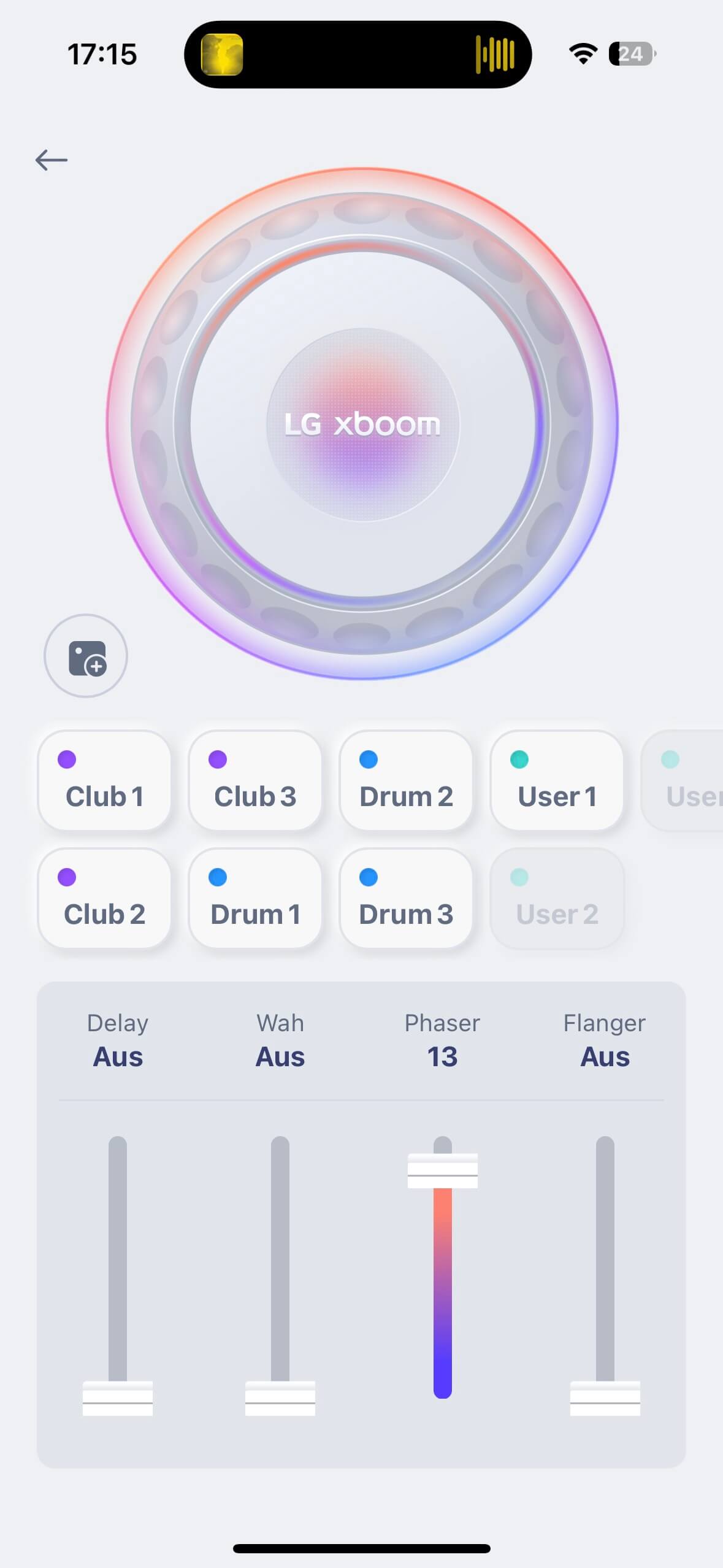 LG xboom Stage 301 by will.i.am App