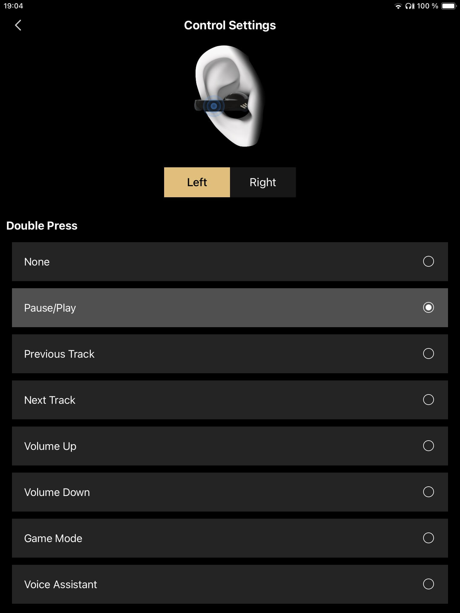 Touch-Steuerung I_Edifier ConneX App