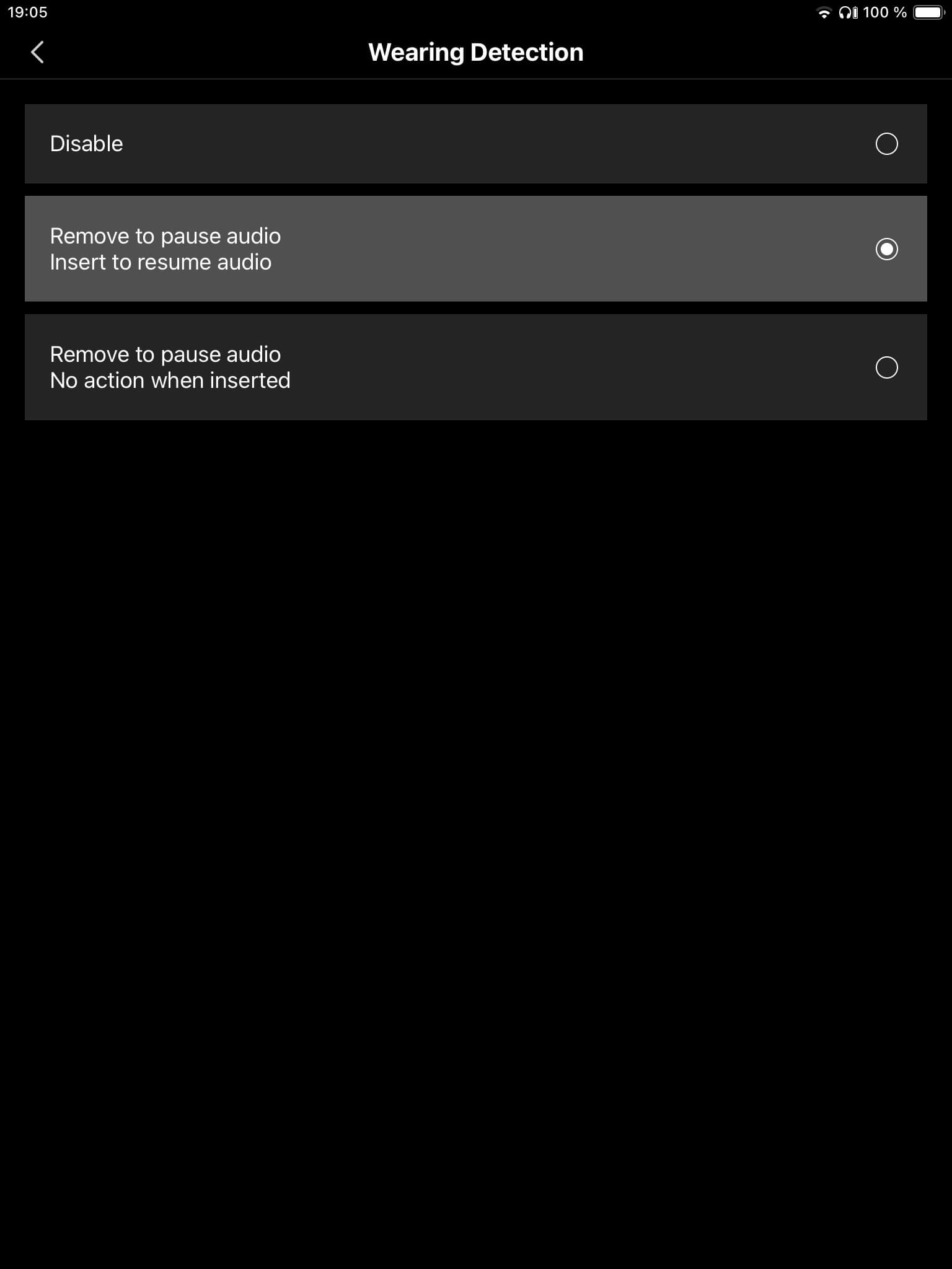 Trageerkennung_Edifier ConneX App