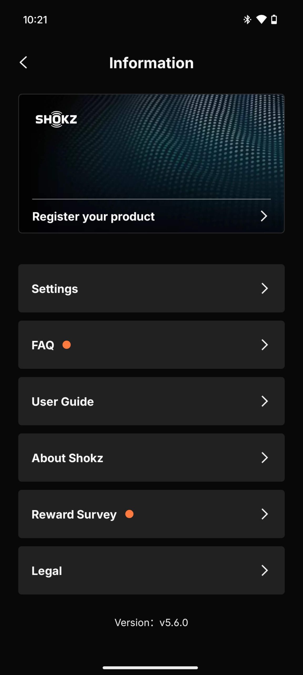 Shokz OpenDots ONE App 16