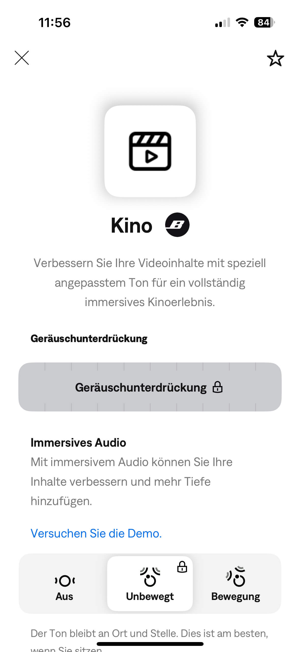Bose QuietComfort Ultra Headphones 2 Gen App Screenshot