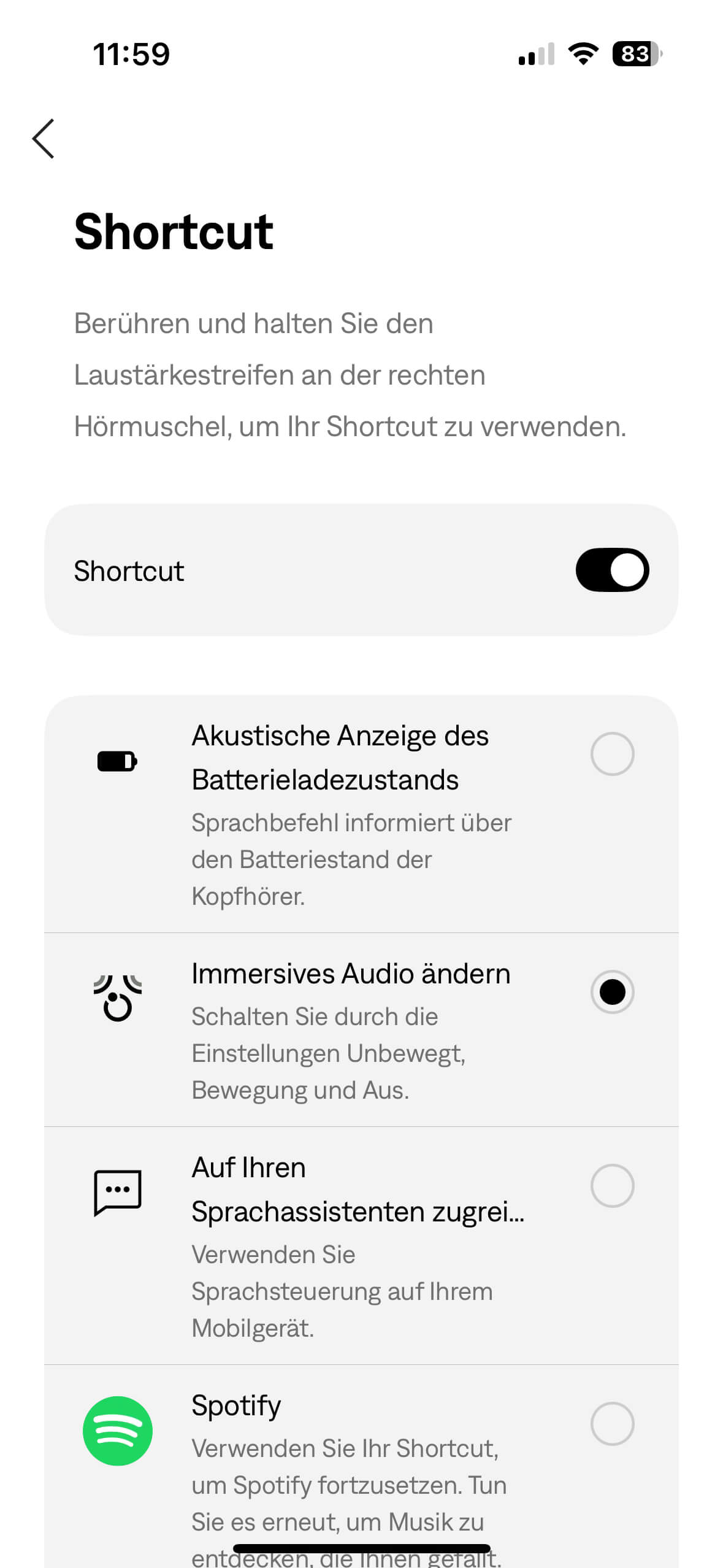 Bose QuietComfort Ultra Headphones 2 Gen App Screenshot