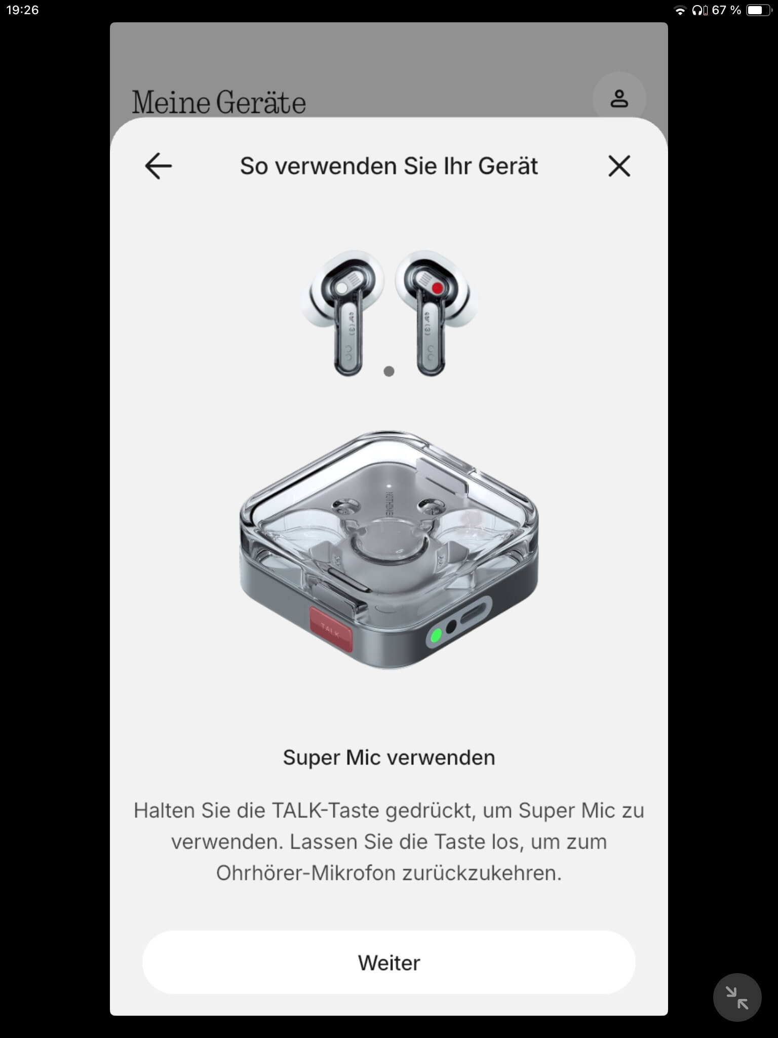 Nothing Ear (3) App - Super Mic III