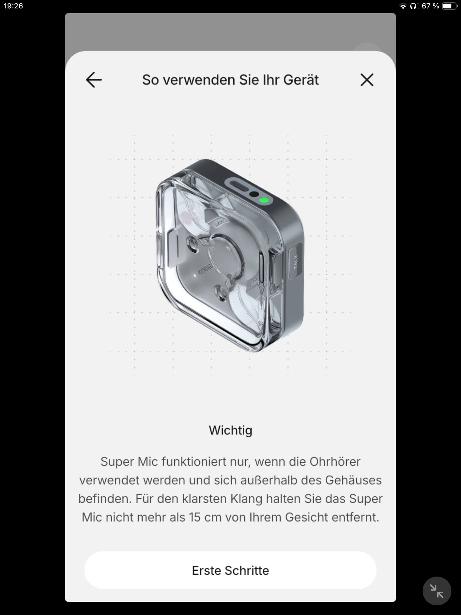 Nothing Ear (3) App - Super Mic VI