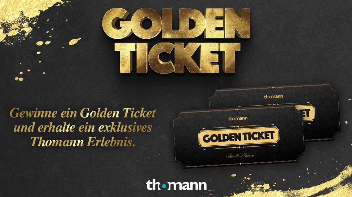 Thomann Gewinnspiel 2025: 15 Golden Tickets für exklusiven VIP-Trip