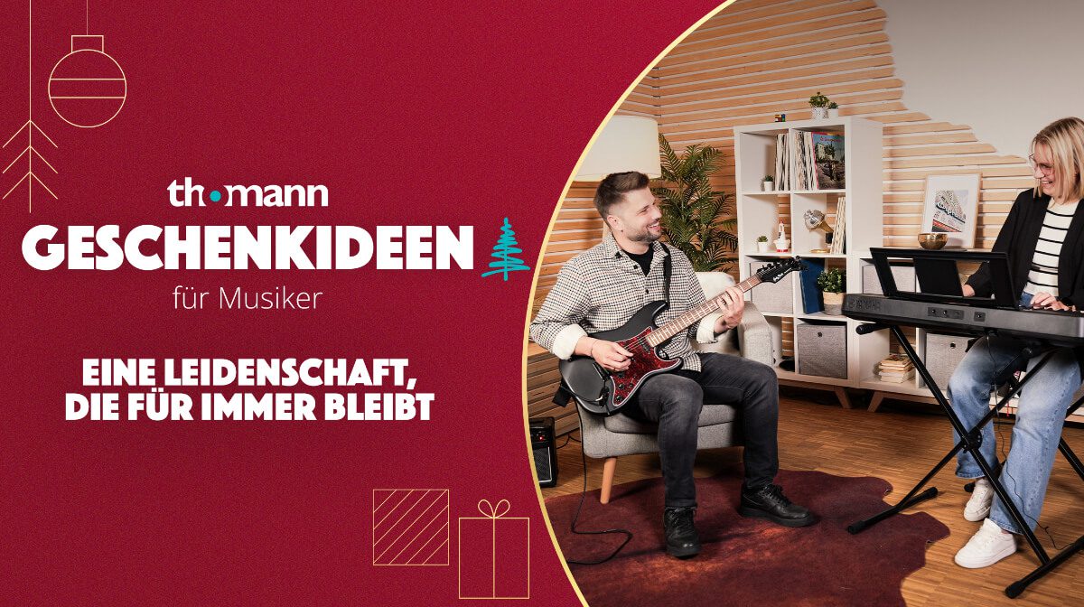 Thomann Geschenke-Guide 2025- Über 700 Weihnachtsgeschenke für Musiker