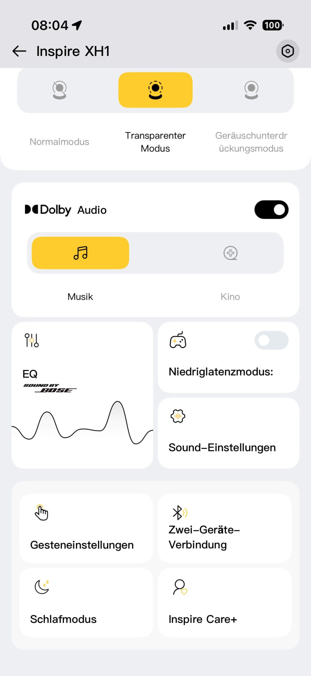 Baseus Inspire XH1 App