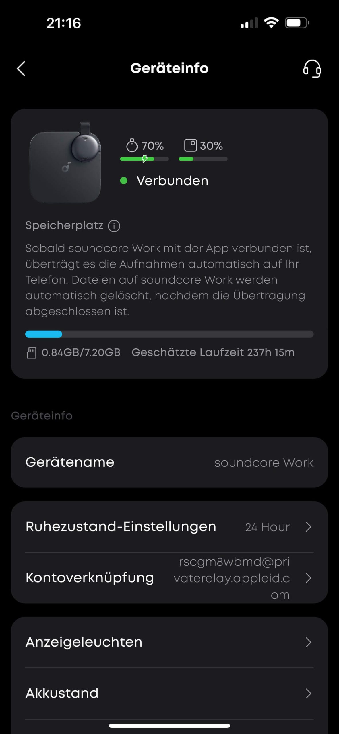 Soundcore Work App DE Info