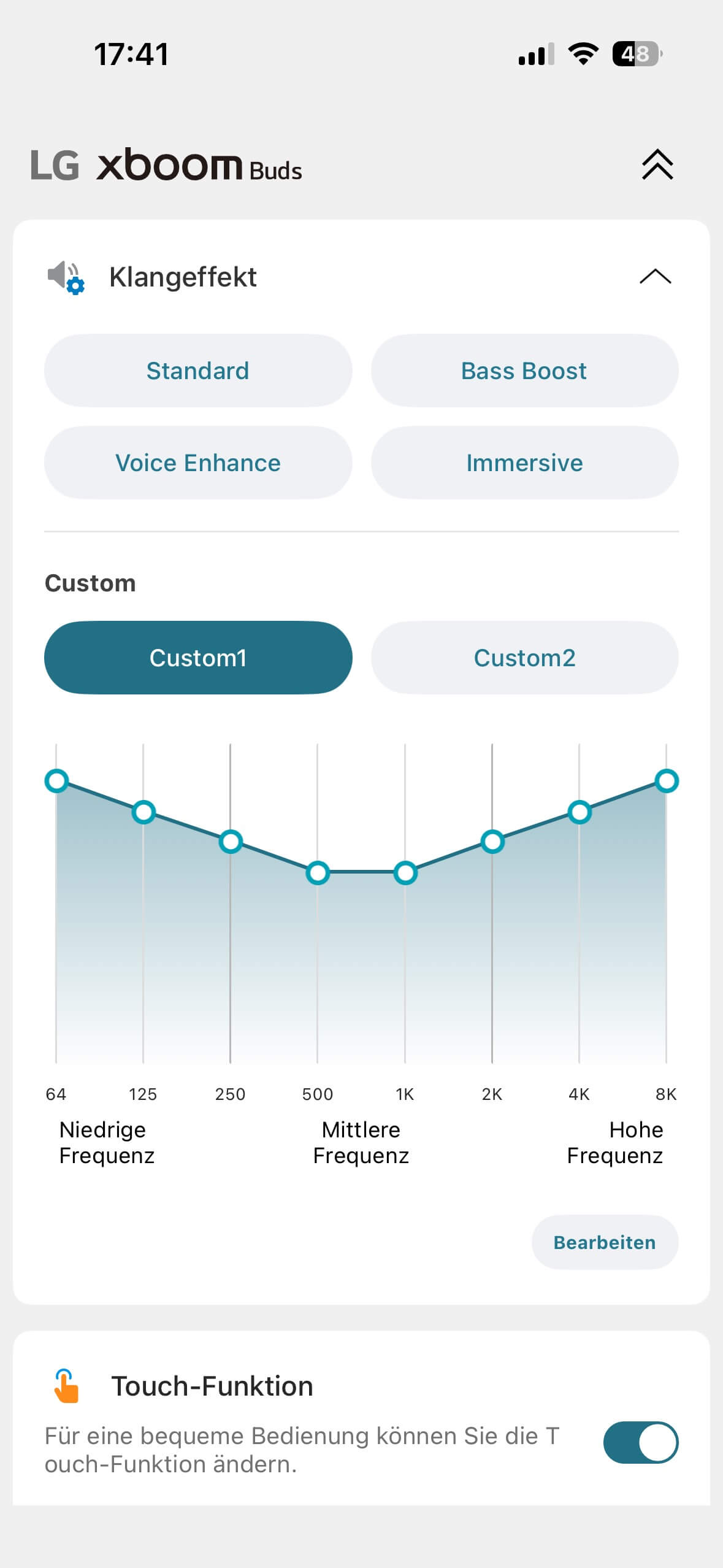 LG xboom Buds Lite by will.i.am App