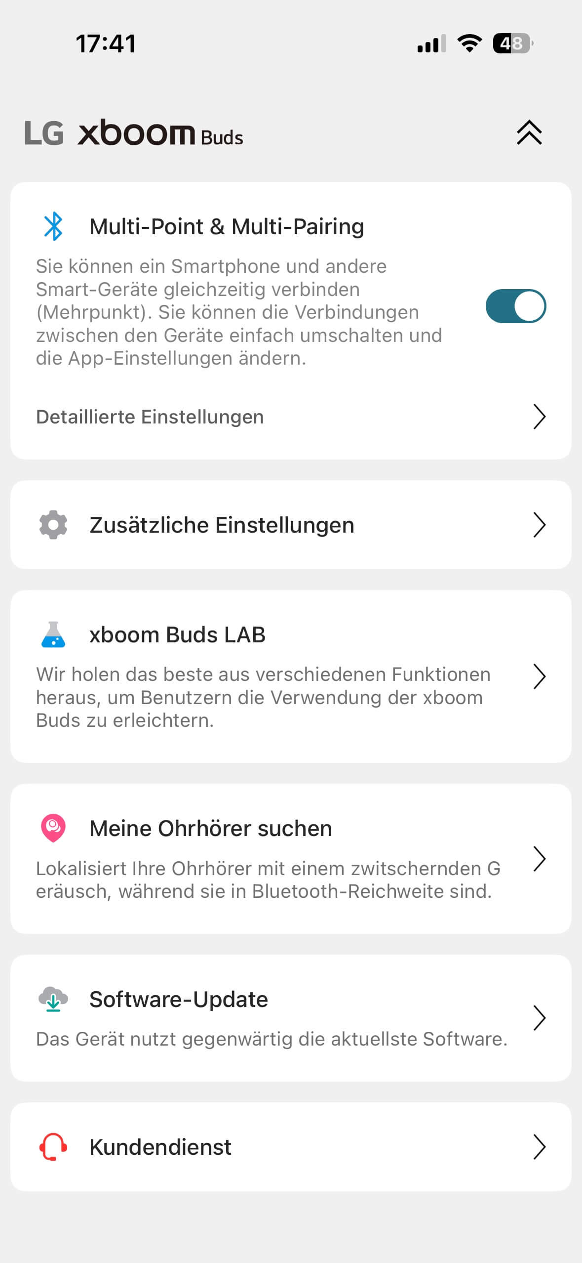 LG xboom Buds Lite by will.i.am App