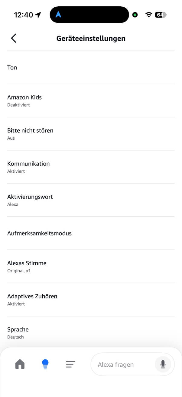Amazon Echo Studio (2025) App DE 4