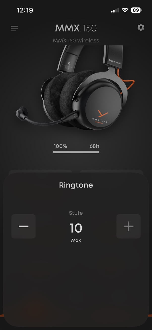 Beyerdynamic MMX 150 Wireless App