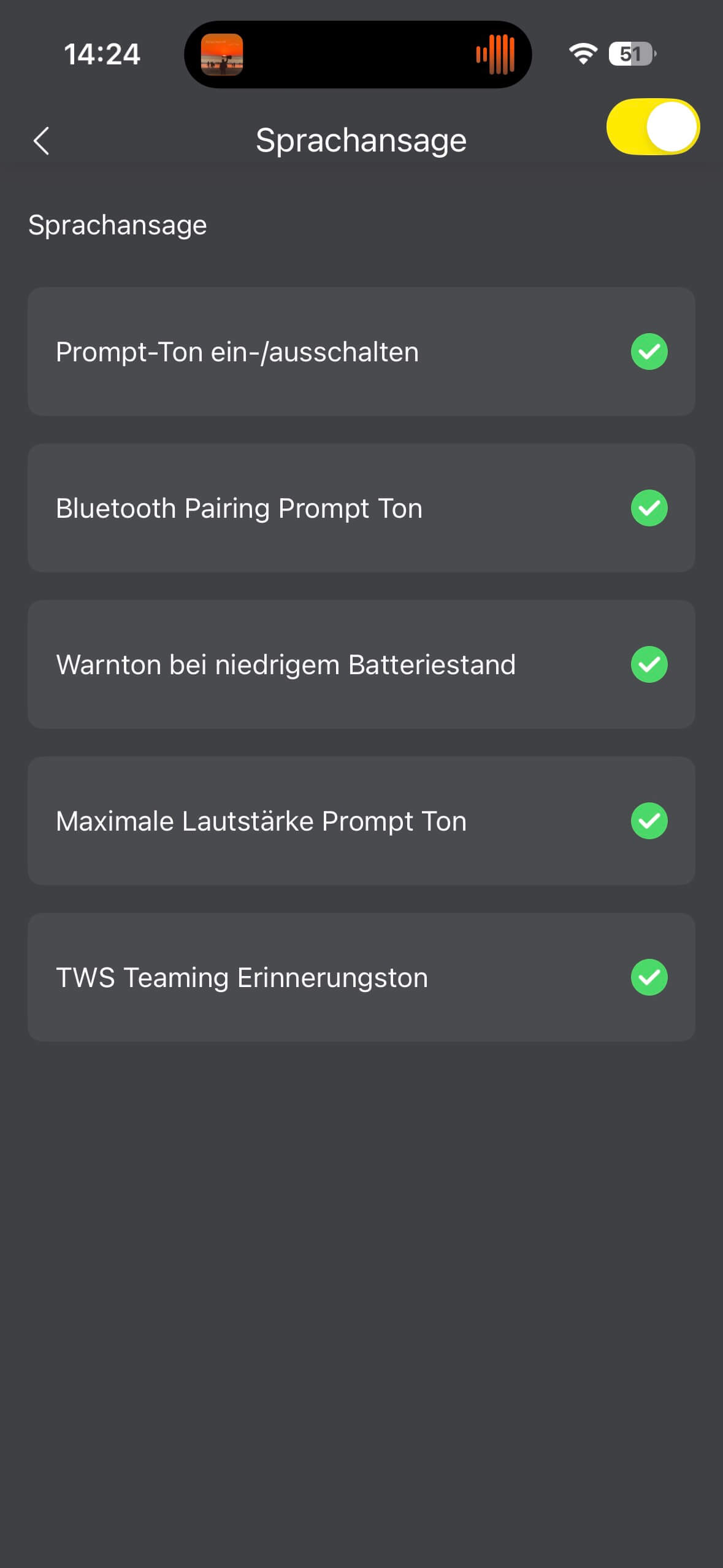 Tribit Pocket Go App DE Test 6
