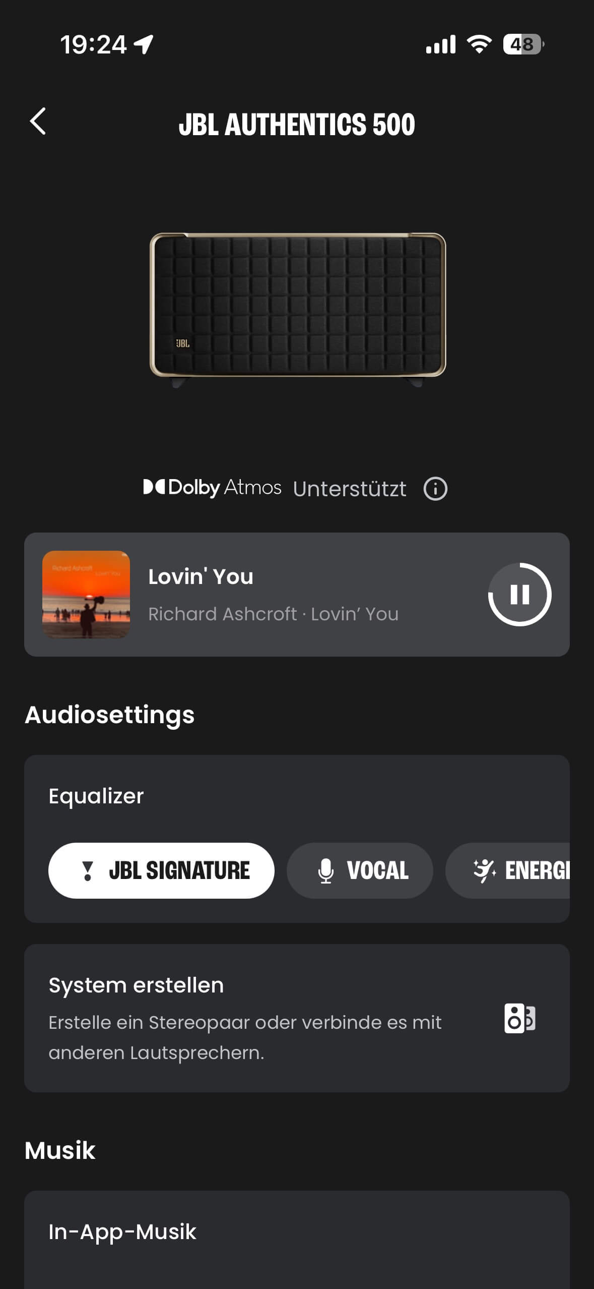 JBL Authentics 500 App DE