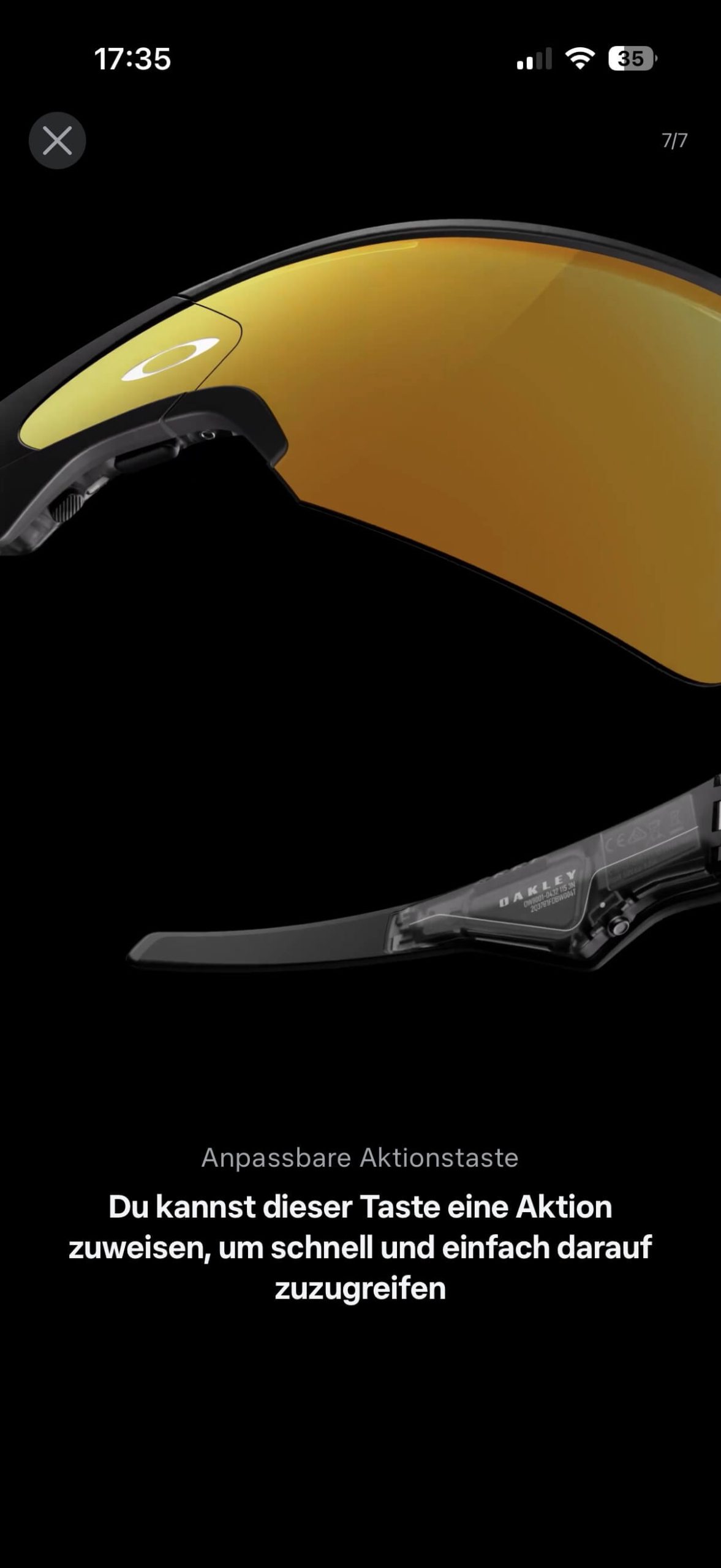Oakley Meta Vanguard App DE