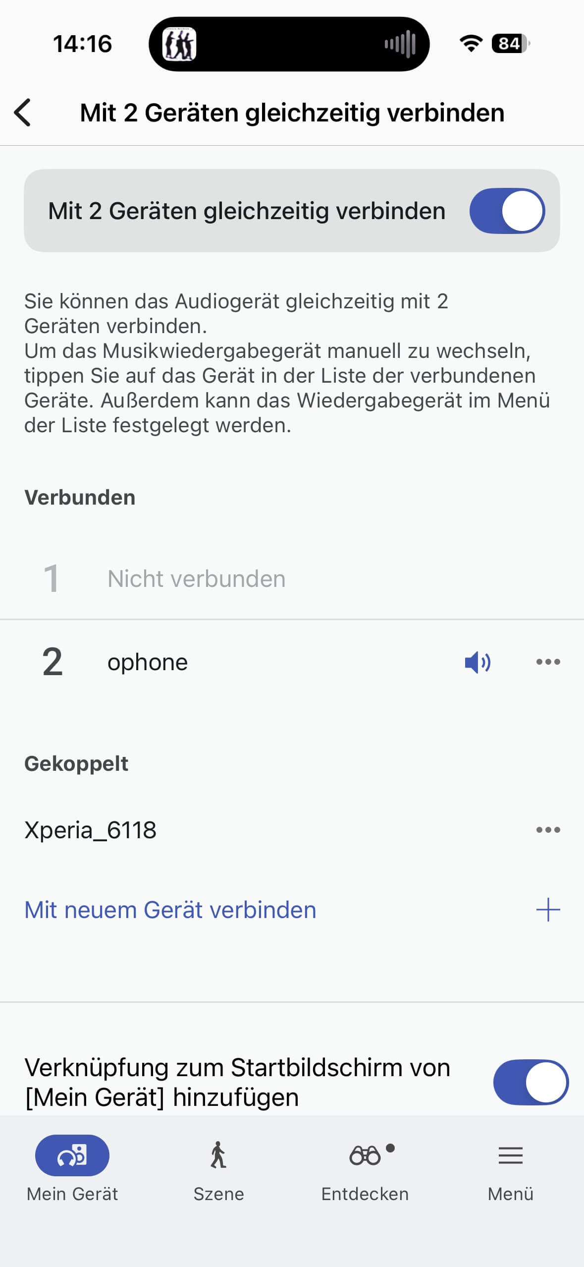 Sony LinkBuds Clip App DE