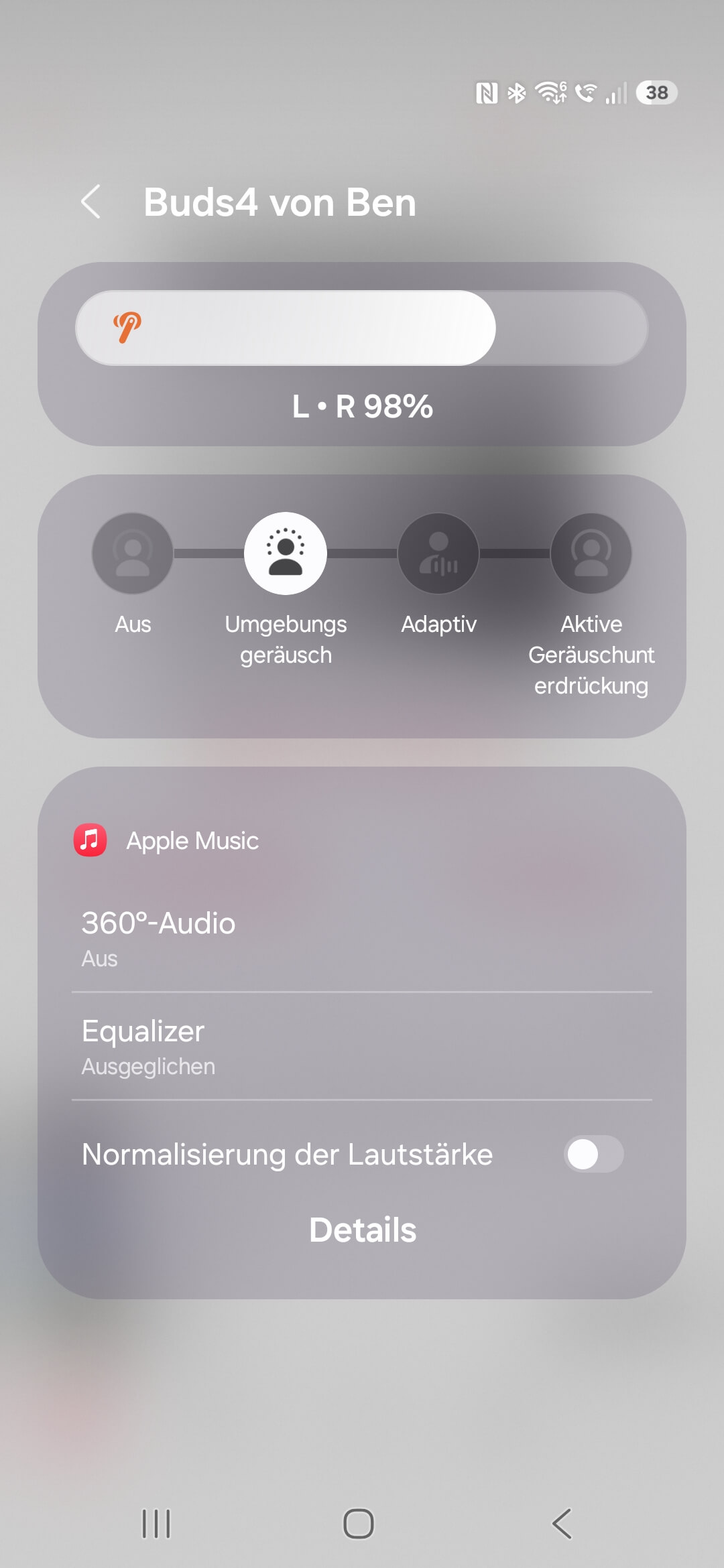 Samsung Galaxy Buds4 App DE