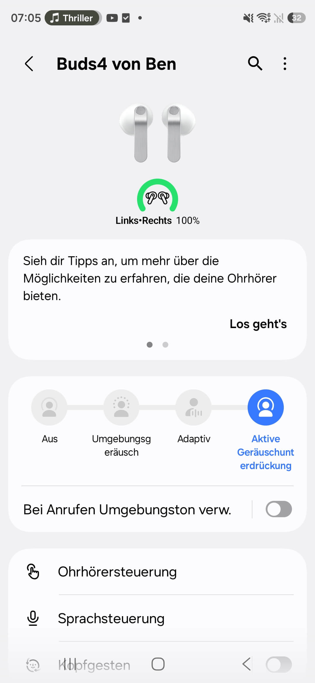 Samsung Galaxy Buds4 App DE
