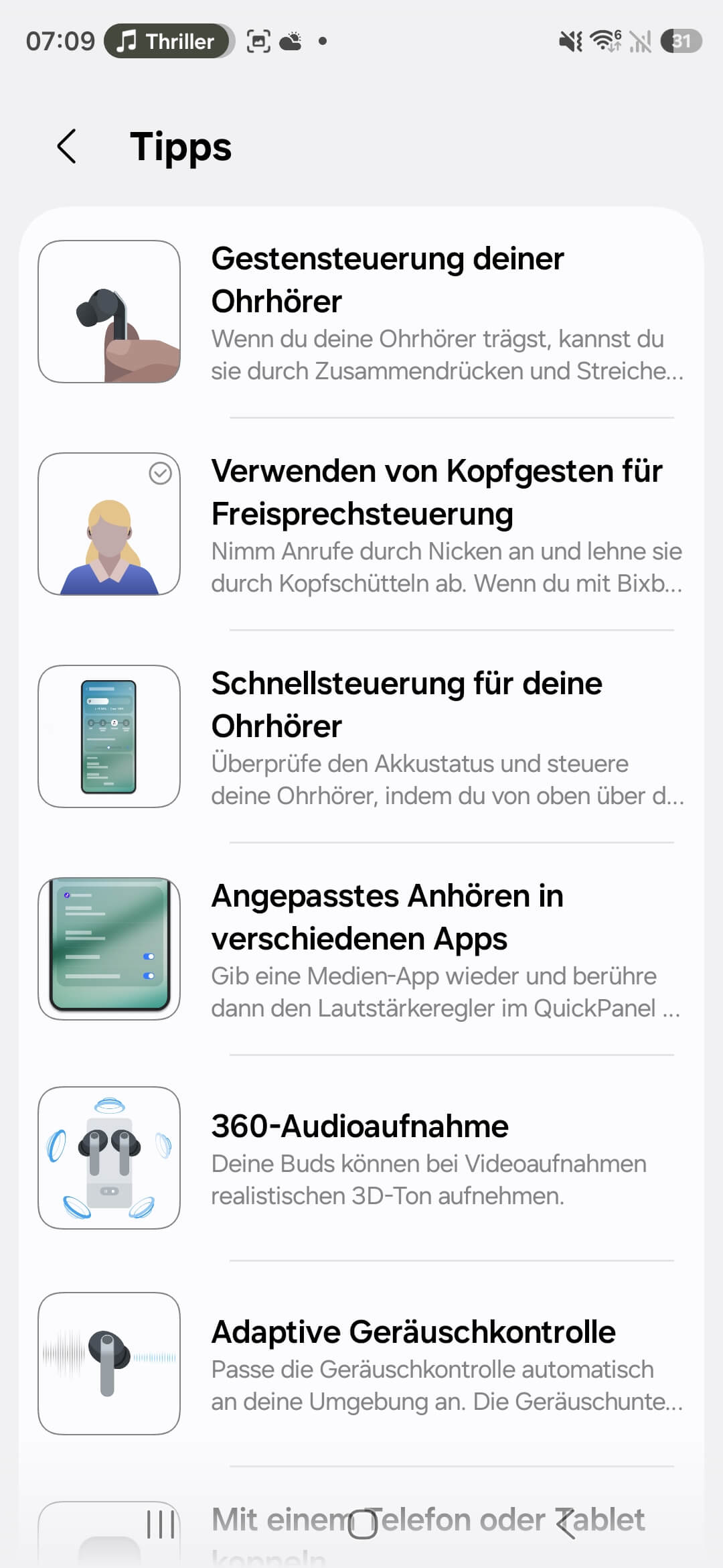 Samsung Galaxy Buds4 Pro App DE