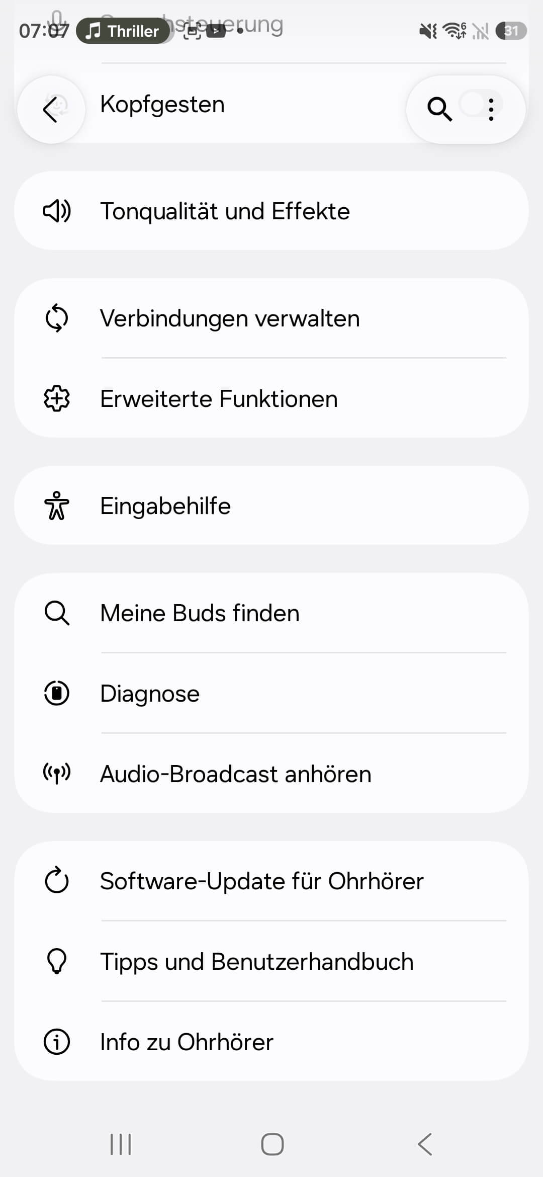 Samsung Galaxy Buds4 Pro App DE