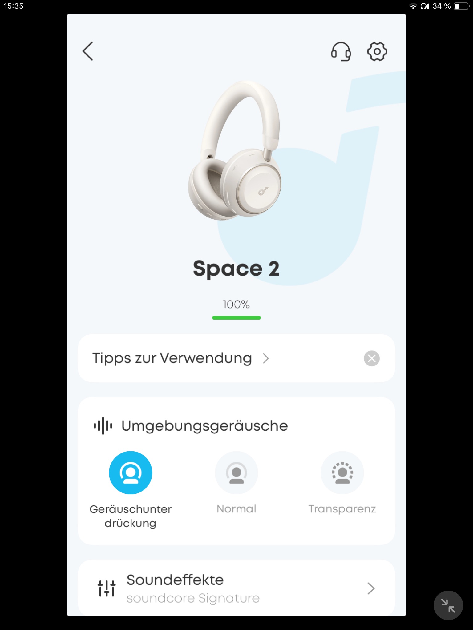 Startseite-I_Soundcore-App