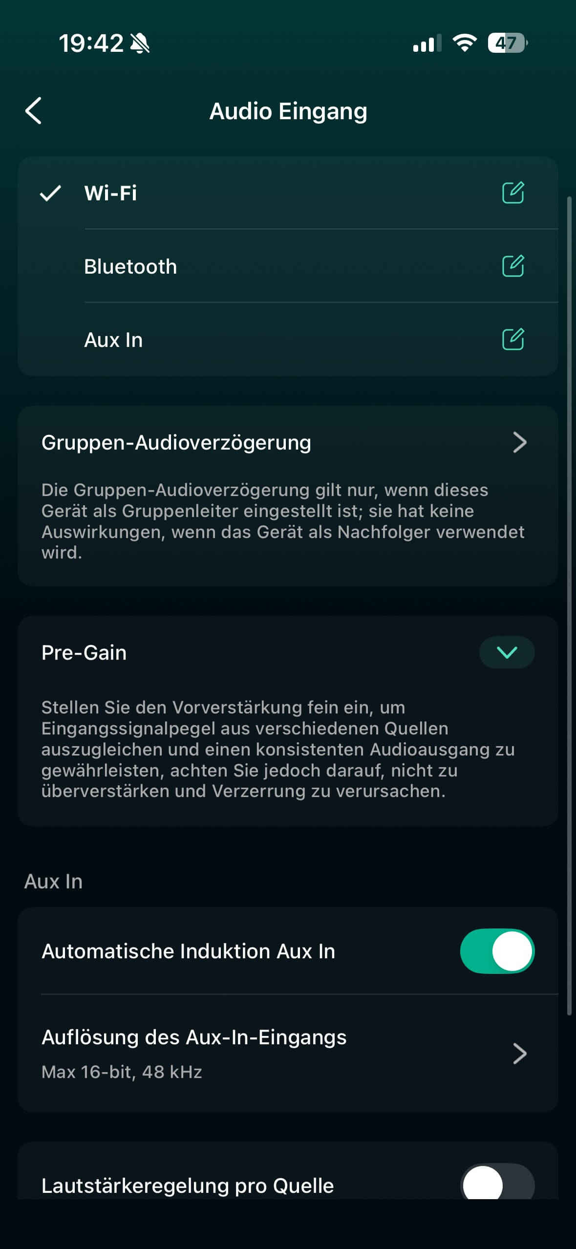 WiiM Sound App DE