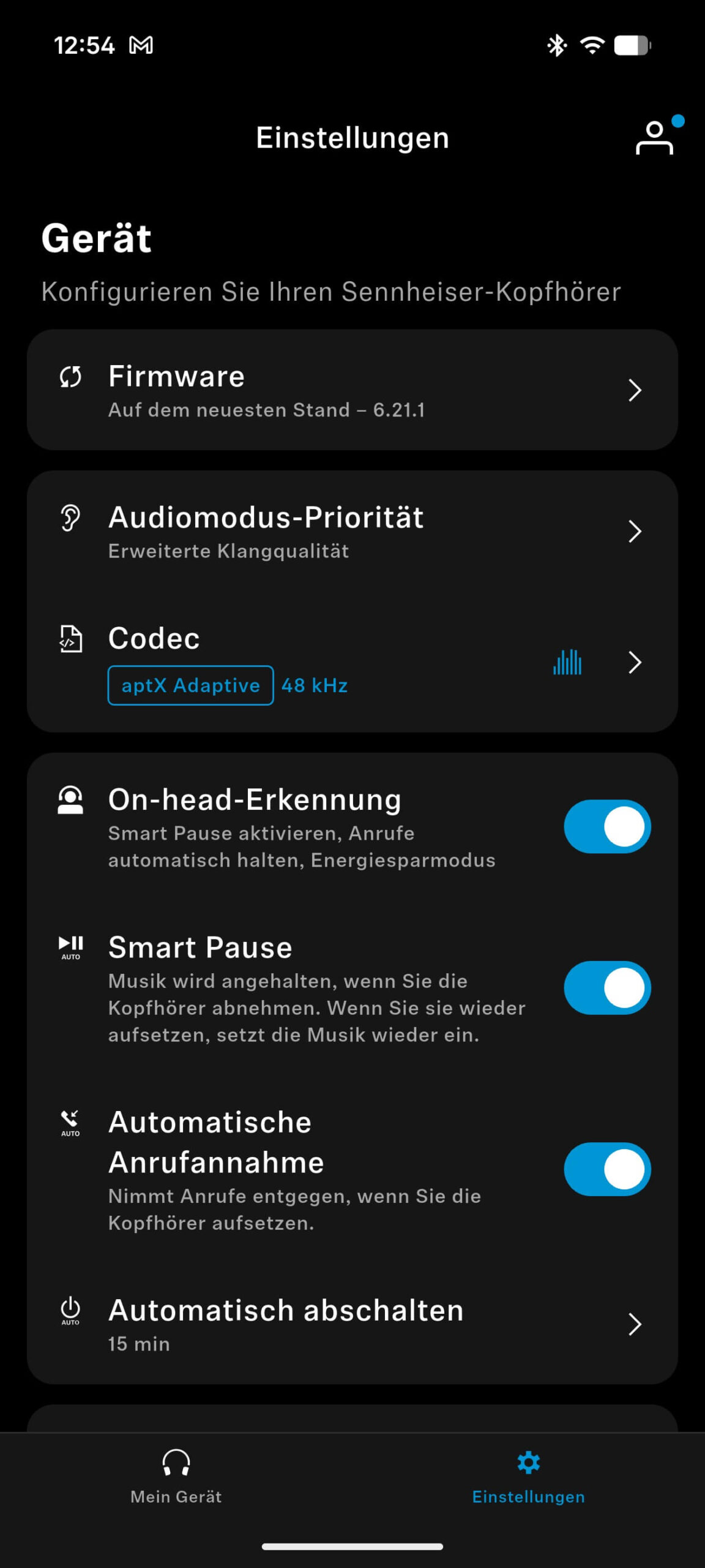 Sennheiser Momentum 5 Wireless App DE