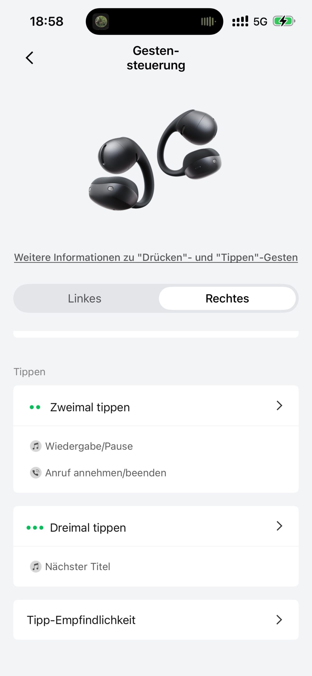 Shokz OpenDots Air App