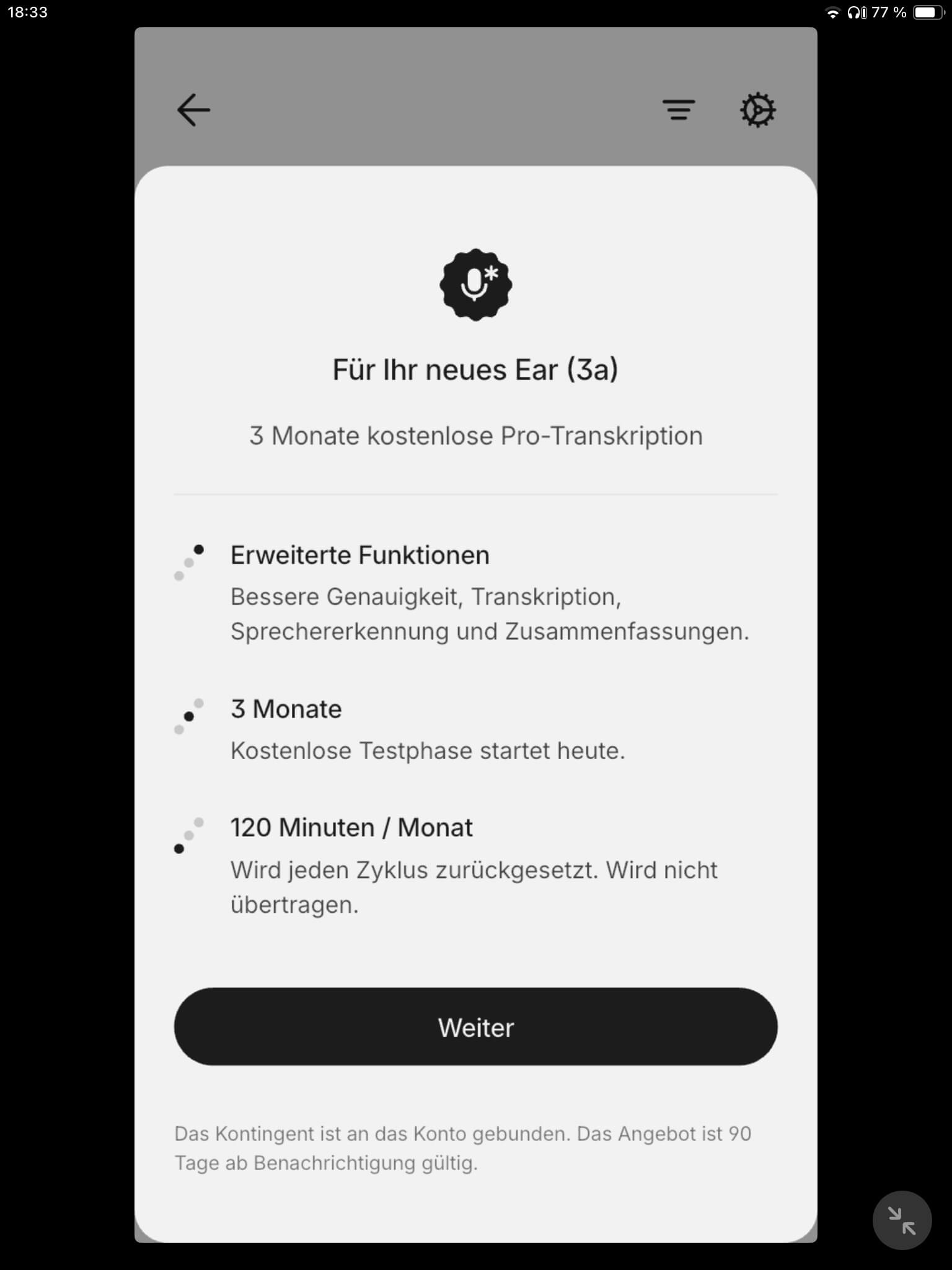 Nothing Ear 3a Recording_Nothing X App