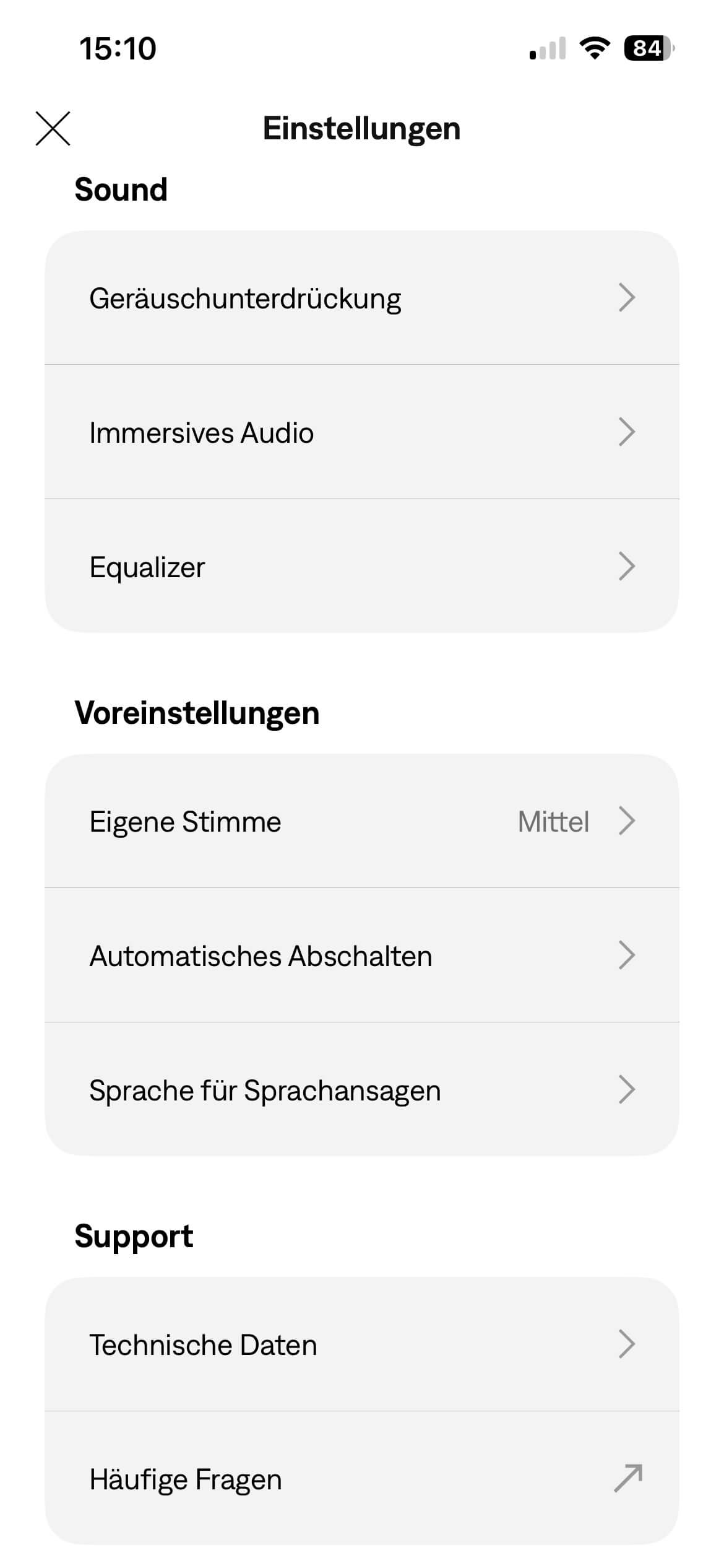 Bose QuietComfort Kopfhörer (2 Gen) App DE