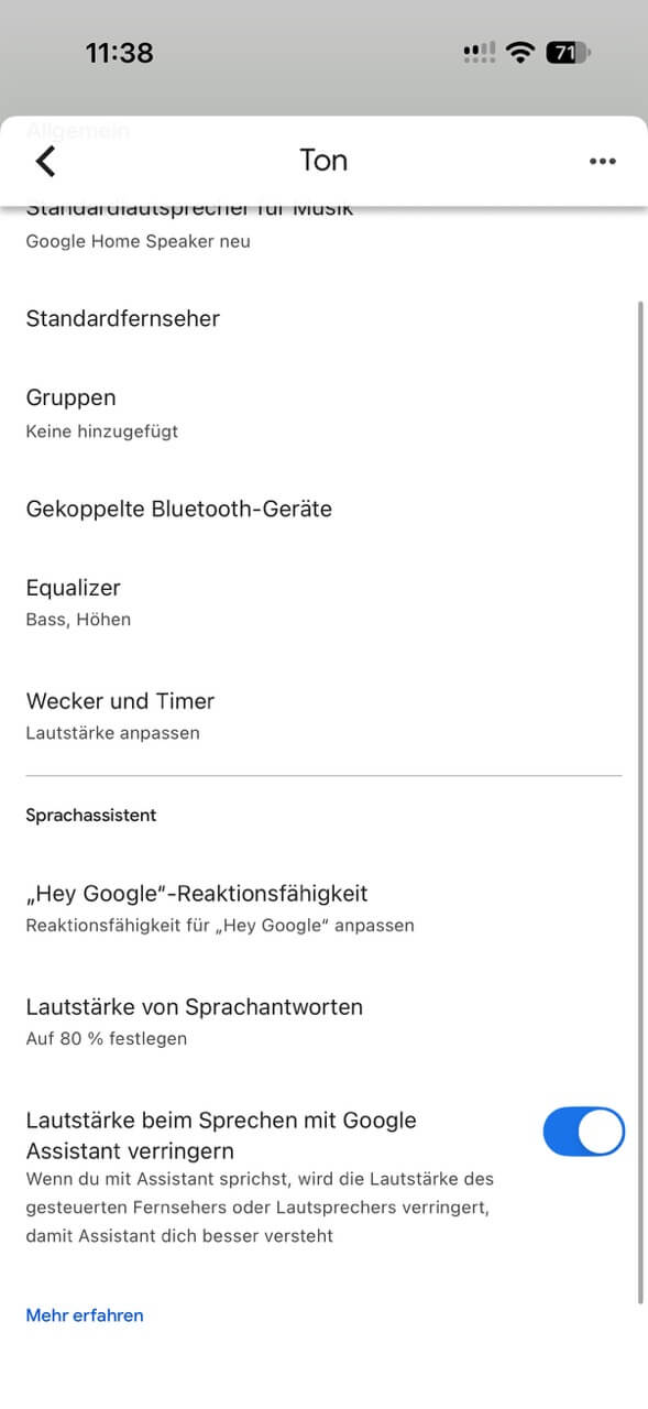 Google Home Speaker App