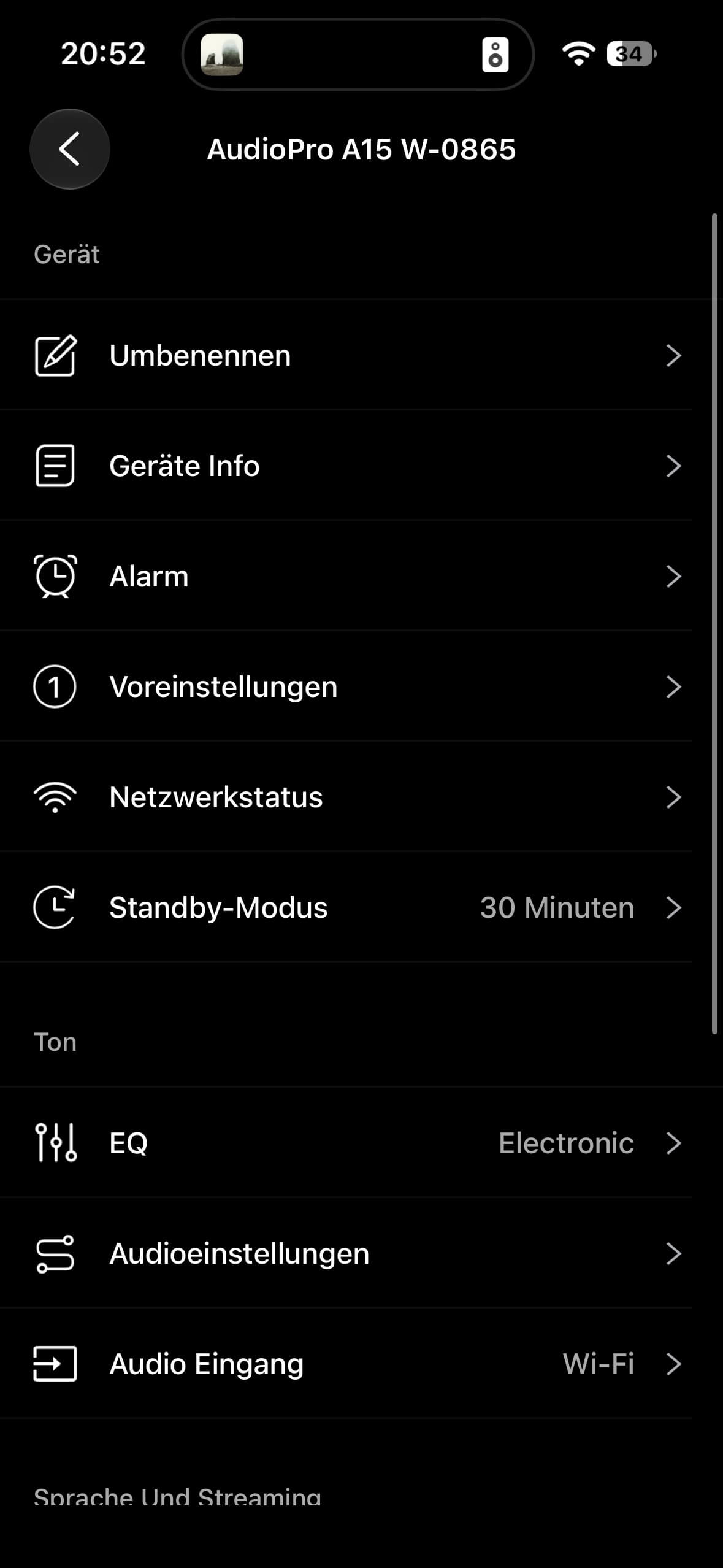 Audio Pro A15 W App