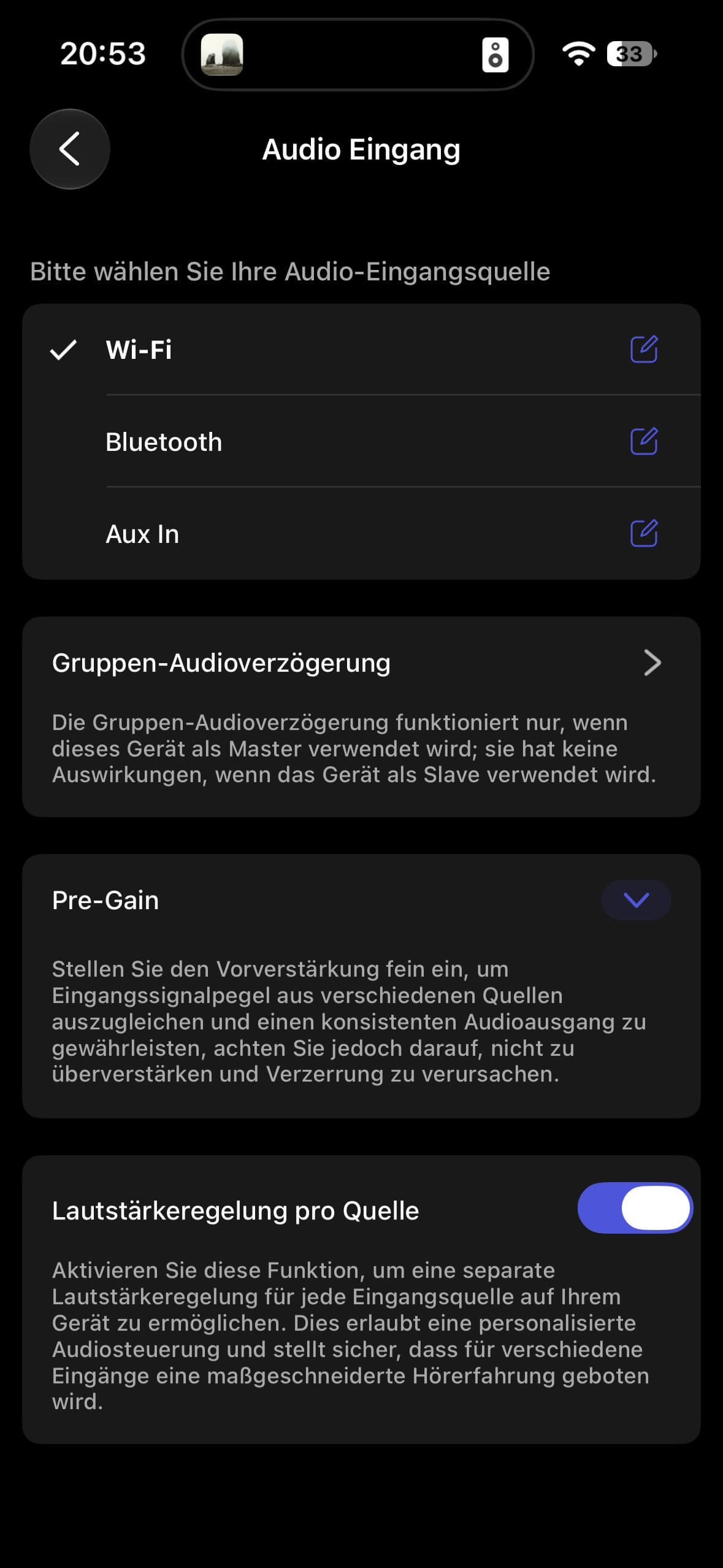 Audio Pro A15 W App
