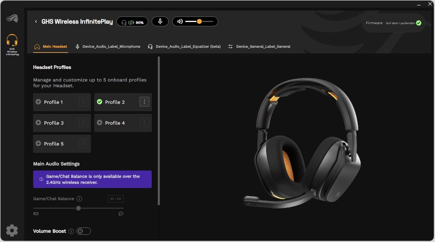 Glorious GHS Wireless Infinite Play AppDE