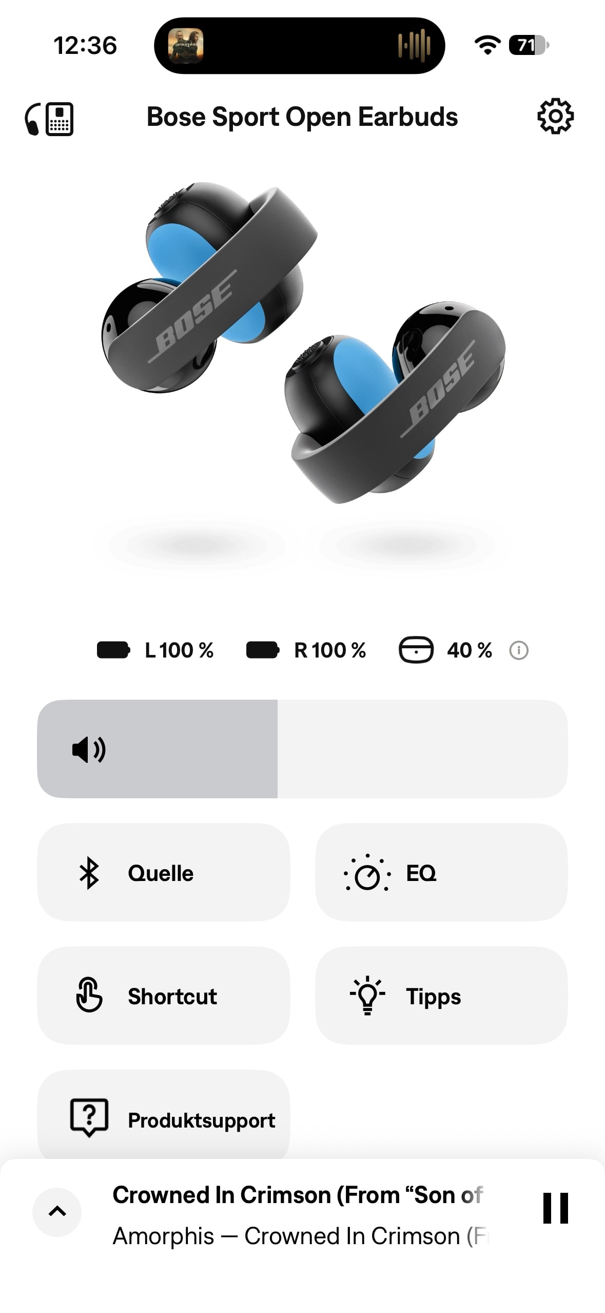 Bose Sport Open Earbuds AppDE